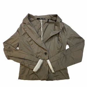 Small Gray Have Blazer Button Up